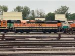 BNSF SD9 Northtown Mpls yard - Aug 2023